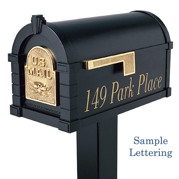 Fleur de Lis Keystone Series Mailbox and Standard Post Packages