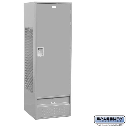 Standard Gear Metal Locker - Solid Door - 6 Feet High - 24 Inches Deep -  Choose Color