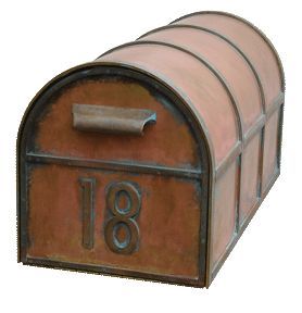 brass mailbox door