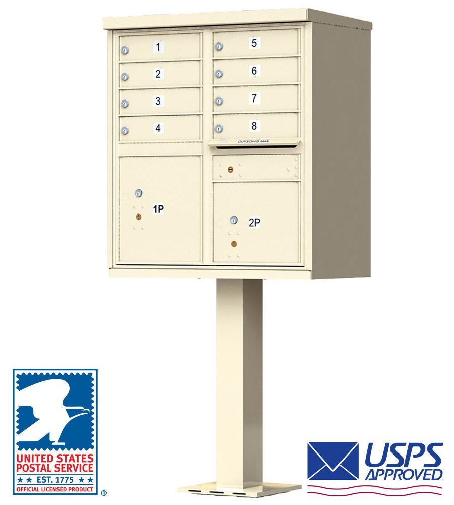 8 Door Cluster Mailbox USPS Approved