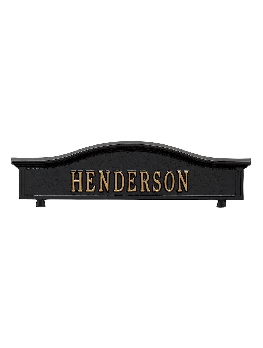 Customized Name or Address Metal Mailbox Topper 