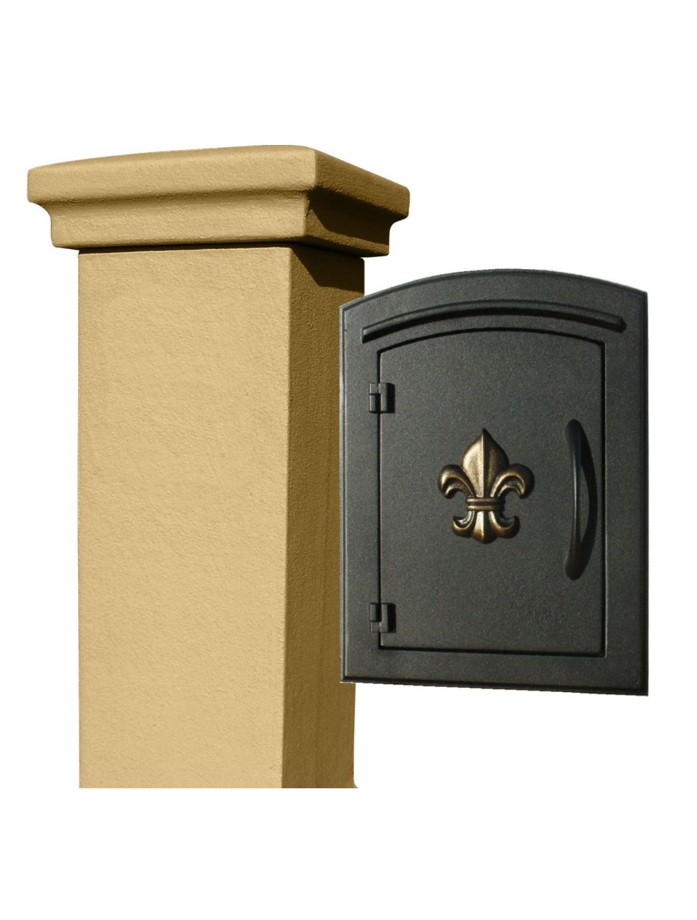 locking mailbox pillar