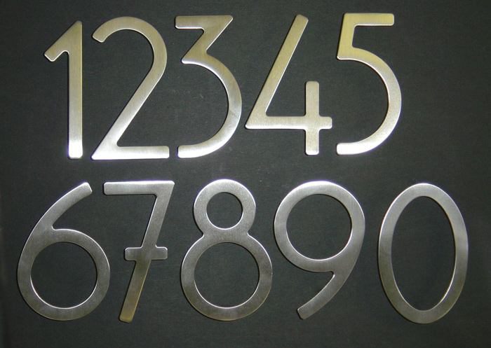 Choosing The Right Adhesive - Modern House Numbers