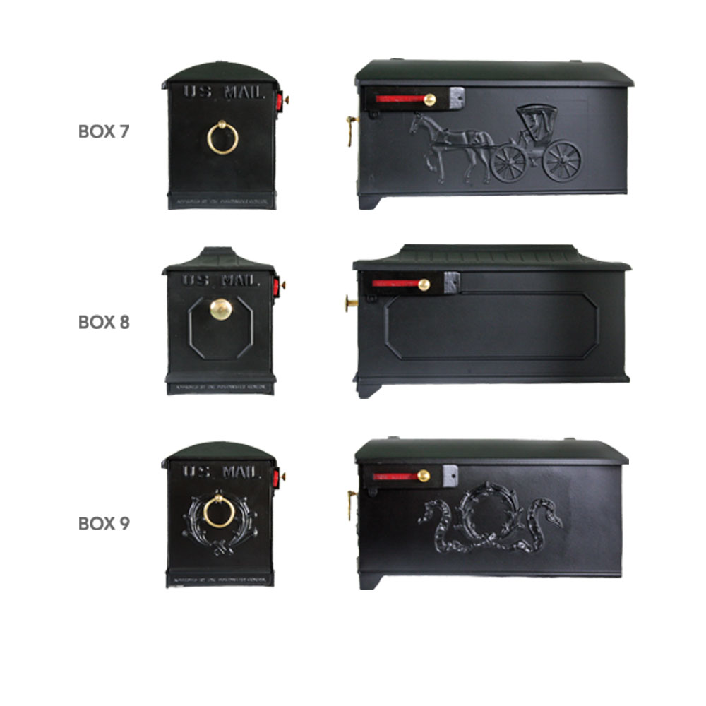 Old World Mailbox Imperial Post Estate Post Only ・ for Estate Size Box (Color is Bronze) ・ Zero Shipping Cost!! 並行輸入品 - 1