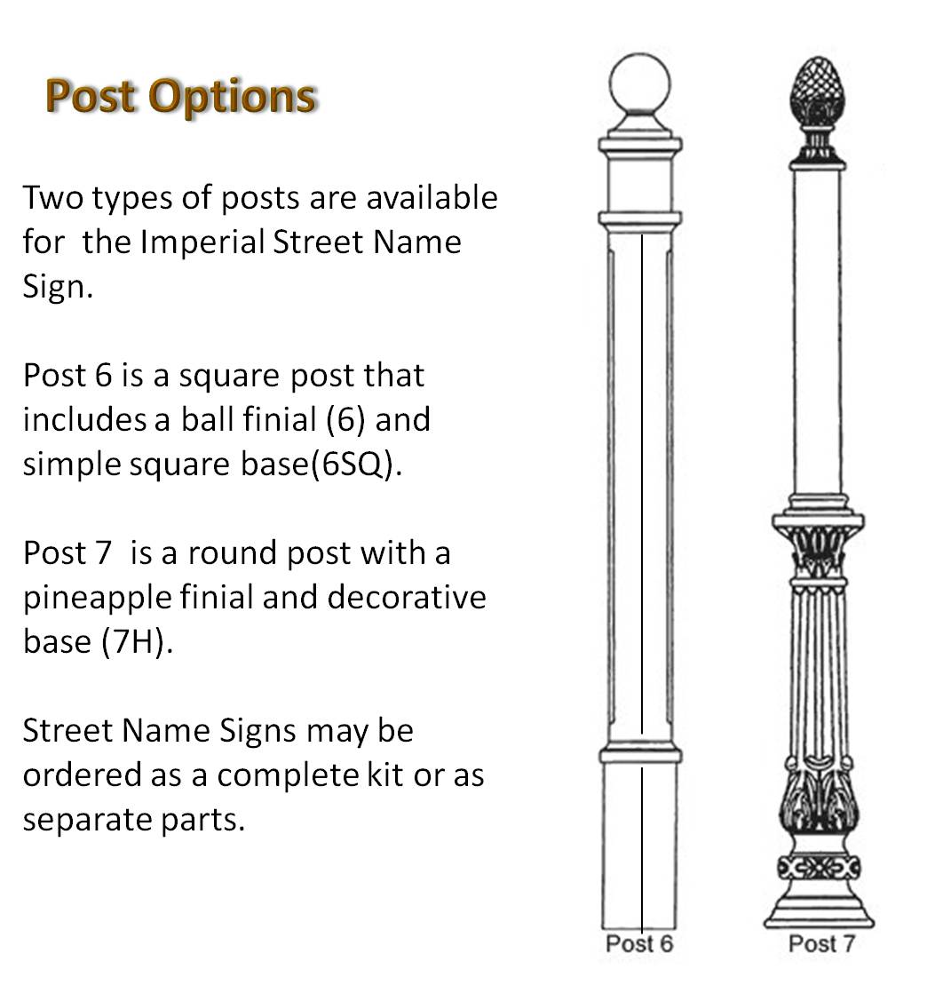 Decorative Round Base For Street Sign Post Base Only