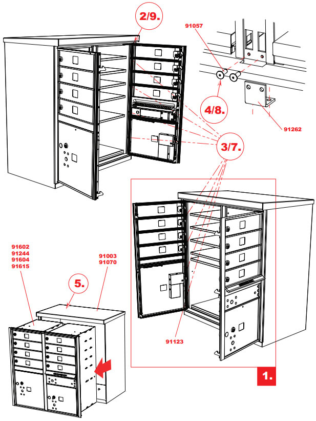 Fix Mailbox Door Rivet | Maintenance Guide